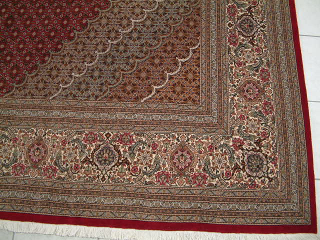 Tabriz Persian rug; All Persian Rugs are genuine handmade. Also, every Persian Tabriz rug is made of the finest kurkwool/silk.