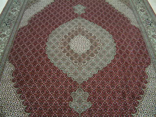 Tabriz Persian rug; All Persian Rugs are genuine handmade. Also, every Persian Tabriz rug is made of the finest kurkwool/silk.