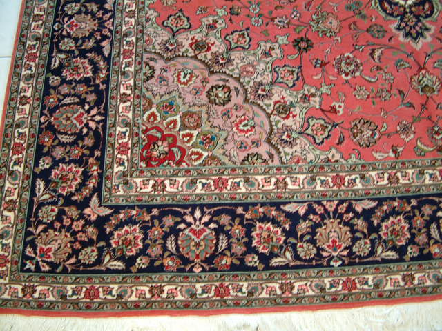 Tabriz Persian rug; All Persian Rugs are genuine handmade. Also, every Persian Tabriz rug is made of the finest kurkwool/silk.