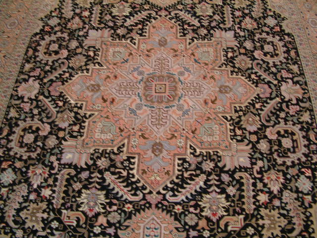 Tabriz Persian rug; All Persian Rugs are genuine handmade. Also, every Persian Tabriz rug is made of the finest kurkwool/silk.