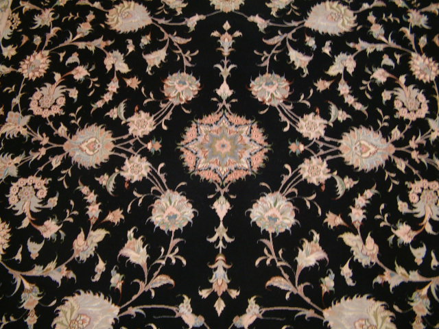Tabriz Persian rug; All Persian Rugs are genuine handmade. Also, every Persian Tabriz rug is made of the finest kurkwool/silk.