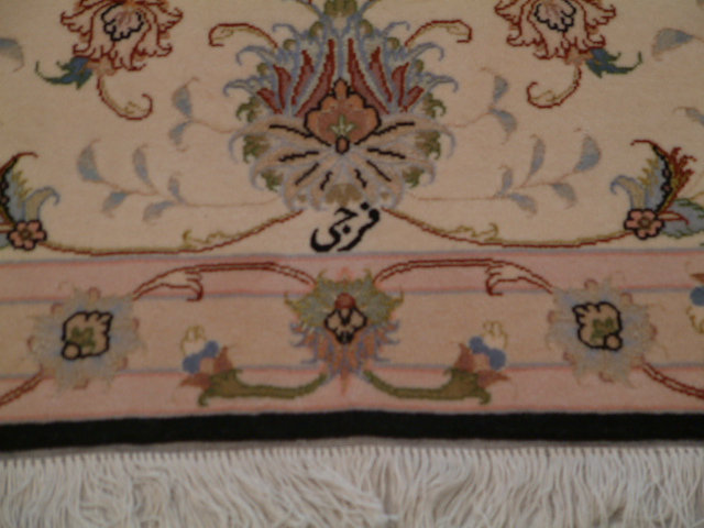 Tabriz Persian rug; All Persian Rugs are genuine handmade. Also, every Persian Tabriz rug is made of the finest kurkwool/silk.
