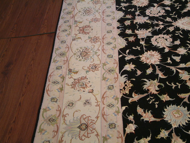 Tabriz Persian rug; All Persian Rugs are genuine handmade. Also, every Persian Tabriz rug I offer is made with fine kurkwool/silk.