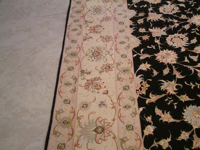 Tabriz Persian rug; All Persian Rugs are genuine handmade. Also, every Persian Tabriz rug I offer is made with fine kurkwool/silk.