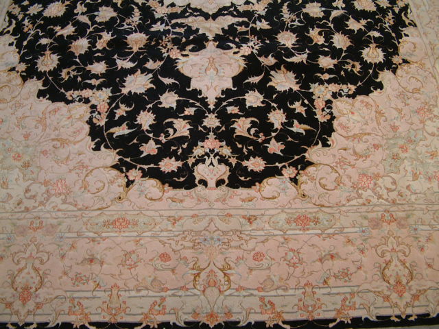 Tabriz Persian rug; All Persian Rugs are genuine handmade. Also, every Persian Tabriz rug is made of the finest kurkwool/silk.