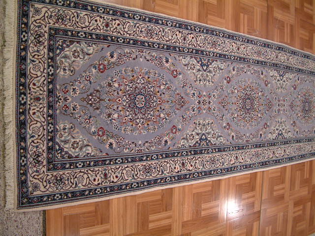 Nain Persian rug; All Persian Rugs are genuine handmade. Also, every Persian Nain rug I offer is made with fine kurkwool/silk.