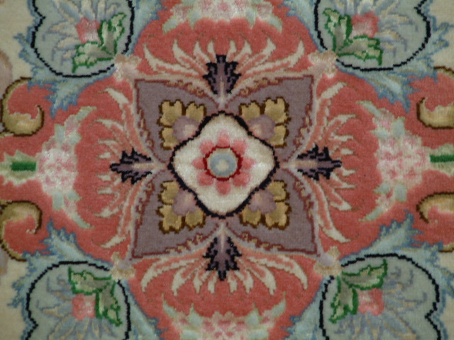 Tabriz Persian rug; All Persian Rugs are genuine handmade. Also, every Persian Tabriz rug I offer is made with fine kurkwool/silk.