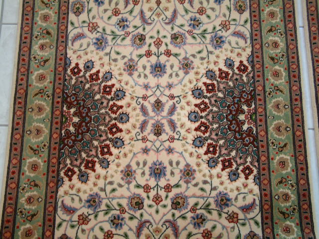 Tabriz Persian rug; All Persian Rugs are genuine handmade. Also, every Persian Tabriz rug I offer is made with fine kurkwool/silk.