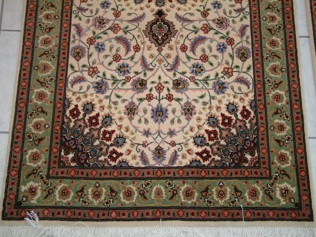 Tabriz Persian rug; All Persian Rugs are genuine handmade. Also, every Persian Tabriz rug I offer is made with fine kurkwool/silk.