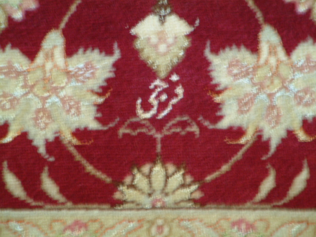 Tabriz Persian rug; All Persian Rugs are genuine handmade. Also, every Persian Tabriz rug I offer is made with fine kurkwool/silk.