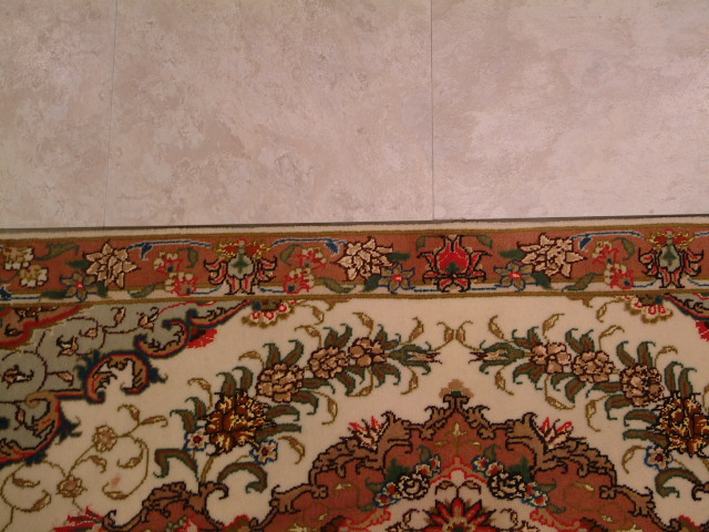Tabriz Persian rug; All Persian Rugs are genuine handmade. Also, every Persian Tabriz rug I offer is made with fine kurkwool/silk.