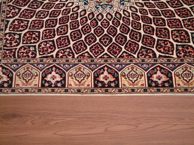 Tabriz Persian rug; All Persian Rugs are genuine handmade. Also, every Persian Tabriz rug I offer is made with fine kurkwool/silk.