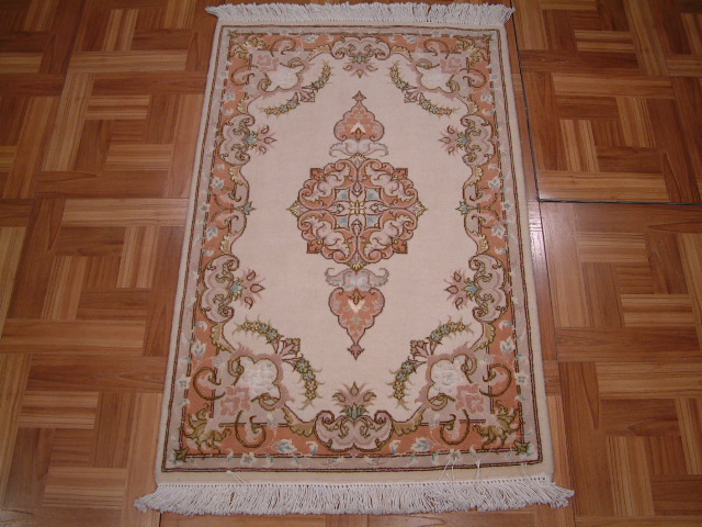Tabriz Persian rug; All Persian Rugs are genuine handmade. Also, every Persian Tabriz rug I offer is made with fine kurkwool/silk.