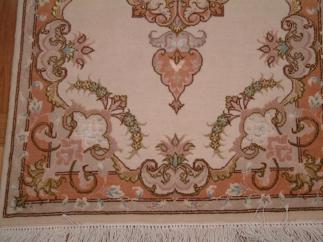Tabriz Persian rug; All Persian Rugs are genuine handmade. Also, every Persian Tabriz rug I offer is made with fine kurkwool/silk.