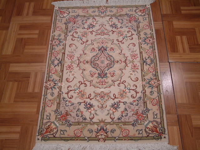 Tabriz Persian rug; All Persian Rugs are genuine handmade. Also, every Persian Tabriz rug I offer is made with fine kurkwool/silk.