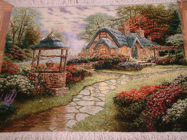 Tabriz Persian rug; All Persian Rugs are genuine handmade. Also, every Persian Tabriz rug I offer is made with fine kurkwool/silk.