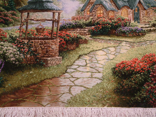 Tabriz Persian rug; All Persian Rugs are genuine handmade. Also, every Persian Tabriz rug I offer is made with fine kurkwool/silk.