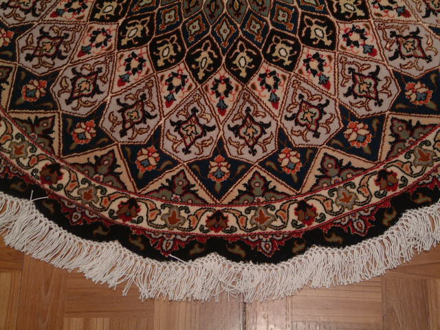 Tabriz Persian rug; All Persian Rugs are genuine handmade. Also, every Persian Tabriz rug I offer is made with fine kurkwool/silk.