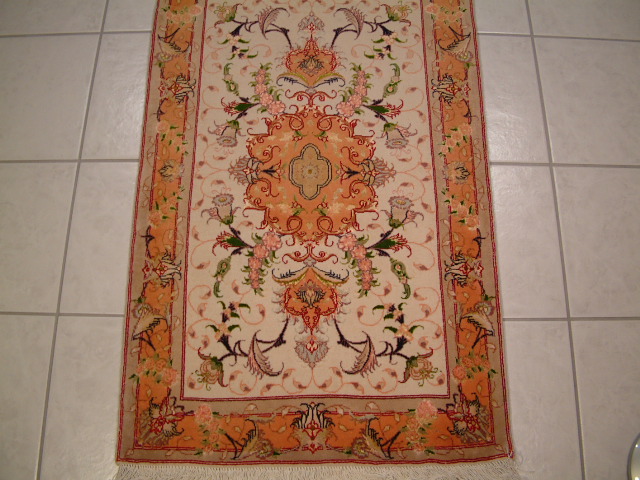 Tabriz Persian rug; All Persian Rugs are genuine handmade. Also, every Persian Tabriz rug I offer is made with fine kurkwool/silk.