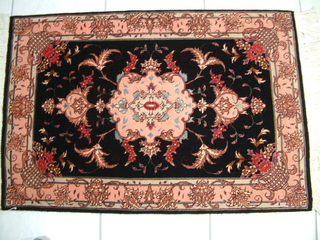 Tabriz Persian rug; All Persian Rugs are genuine handmade. Also, every Persian Tabriz rug I offer is made with fine kurkwool/silk.