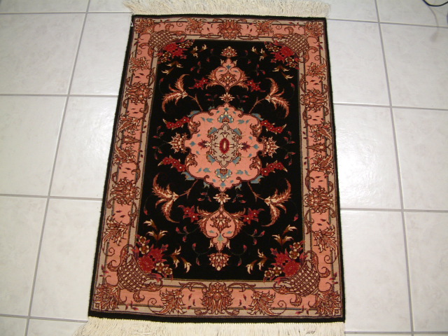 Tabriz Persian rug; All Persian Rugs are genuine handmade. Also, every Persian Tabriz rug I offer is made with fine kurkwool/silk.