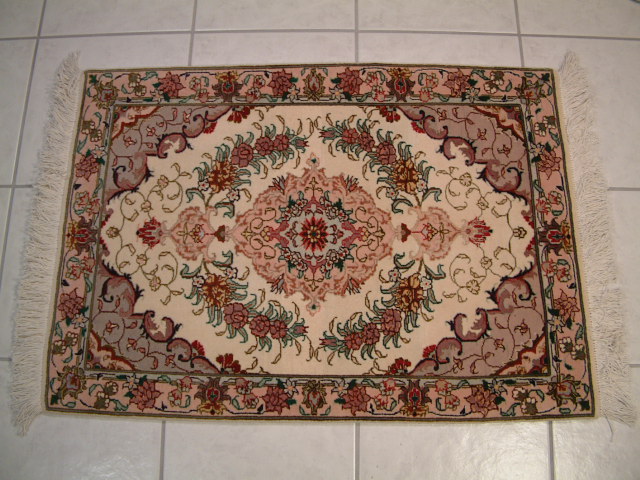 Tabriz Persian rug; All Persian Rugs are genuine handmade. Also, every Persian Tabriz rug I offer is made with fine kurkwool/silk.
