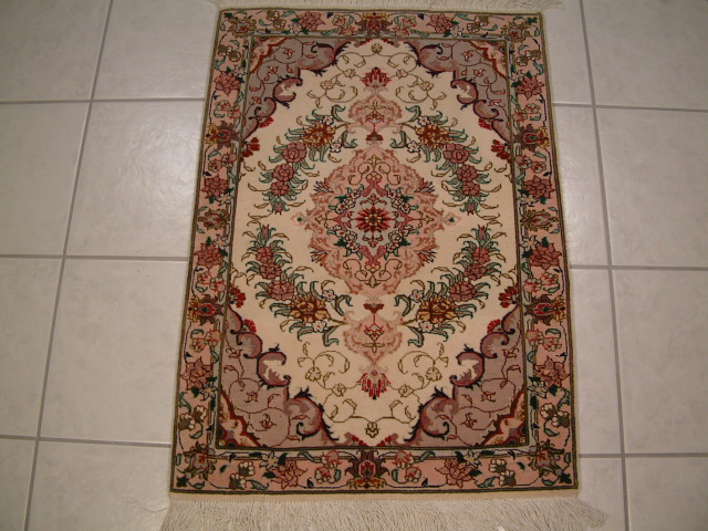 Tabriz Persian rug; All Persian Rugs are genuine handmade. Also, every Persian Tabriz rug I offer is made with fine kurkwool/silk.