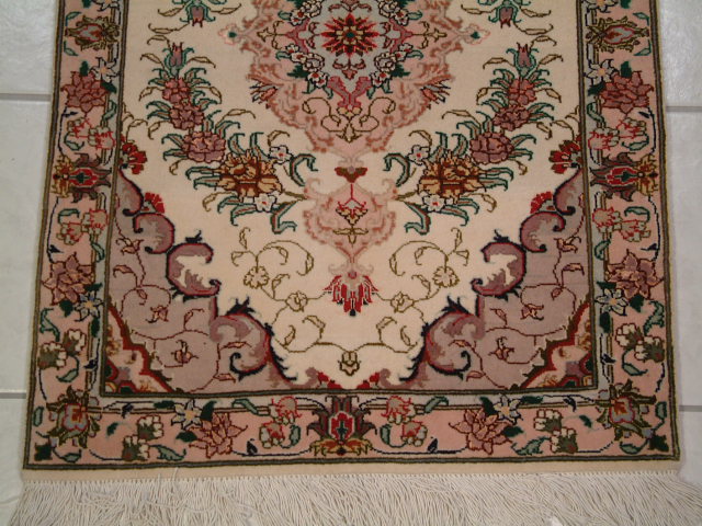 Tabriz Persian rug; All Persian Rugs are genuine handmade. Also, every Persian Tabriz rug I offer is made with fine kurkwool/silk.