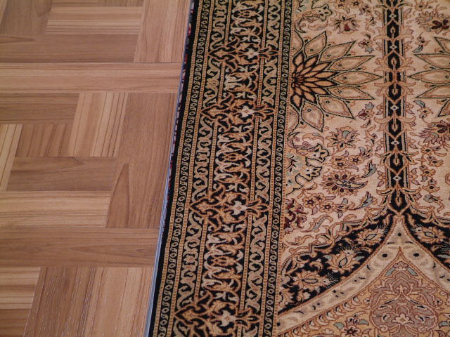Qom Persian rug; All Persian Rugs are genuine handmade. Also, every Persian Qom rug I offer is made of pure silk only.