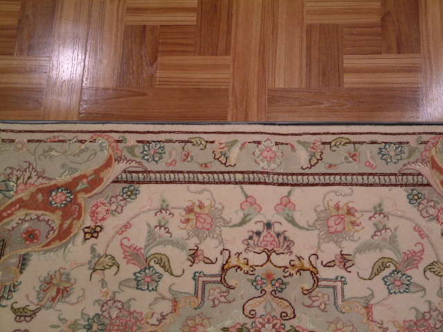 Tabriz Persian rug; All Persian Rugs are genuine handmade. Also, every Persian Tabriz rug I offer is made with fine kurkwool/silk.