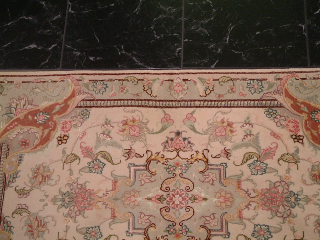 Tabriz Persian rug; All Persian Rugs are genuine handmade. Also, every Persian Tabriz rug I offer is made with fine kurkwool/silk.
